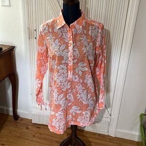 Columbia Medium Camp Henry II Tunic Coral Reef Popover Blouse Button
New W/Tags